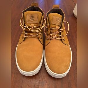 Sold sold.  Timberland Men's Wheat-Nubuck Chukka Boots. Size 8M.